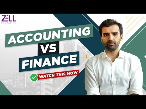 Accounting vs Finance: