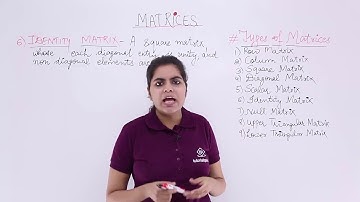 Class 12th – Identity Matrix | Matrices | Tutorials Point