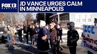 VP JD Vance urges calm during Minneapolis visit amid ICE enforcement concerns