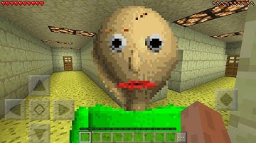 I FOUND BALDI in Minecraft Pocket Edition