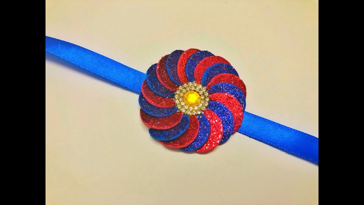 How To Make Beautiful Rakhi At Home DIY Rakhi Making Ideas For Raksha Bandhan YouTube