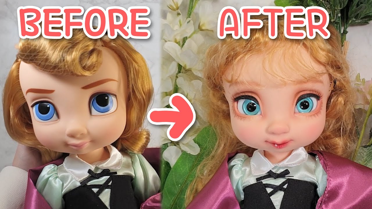 CUSTOM DOLL REPAINT6 _디즈니 베이비돌 오로라 공주 리페인팅 | WAY A