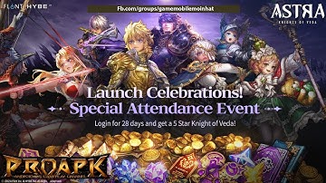 ASTRA: Knights of Veda Gameplay Android / iOS / PC (Official Launch)