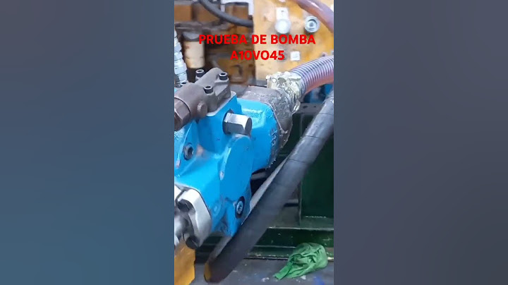 PRUEBA Y CALIBRACIÓN DE BOMBA A10VO45