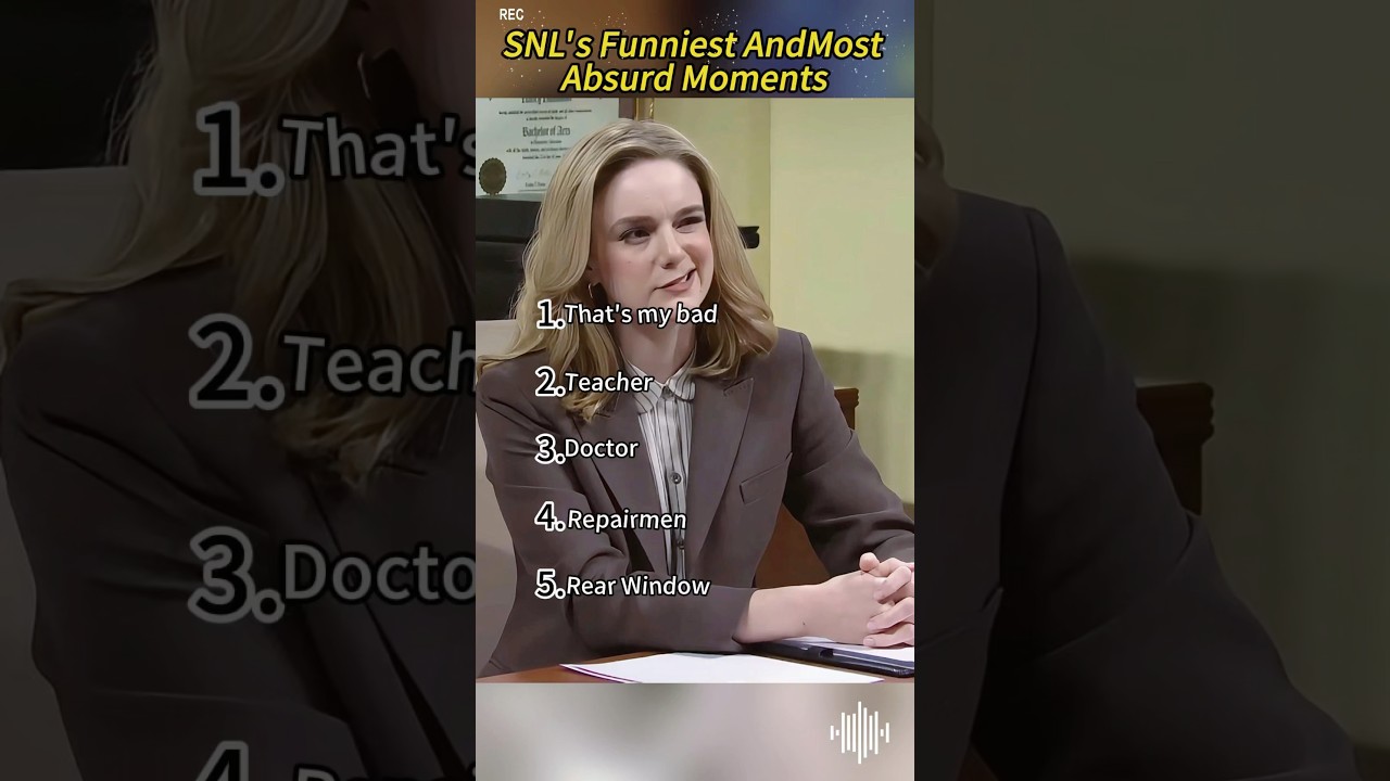 SNL's Funniest AndMost Absurd Moments #youtubeshorts #snl #funny #trending #celebrity #foryou