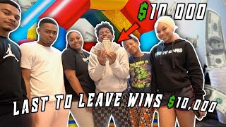 LAST TO LEAVE THE BOUNCE HOUSE GETS 10K DOLLARS! (no phone, food, sleep or water)