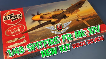 AIRFIX SUPERMARINE SPITFIRE FR MK XIV INBOX REVIEW