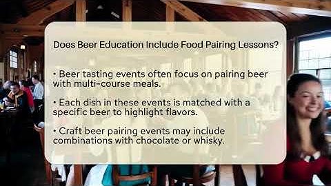 Does Beer Education Include Food Pairing Lessons? | The Pint Guy