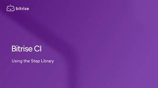 Using the Step Library in Bitrise screenshot 2