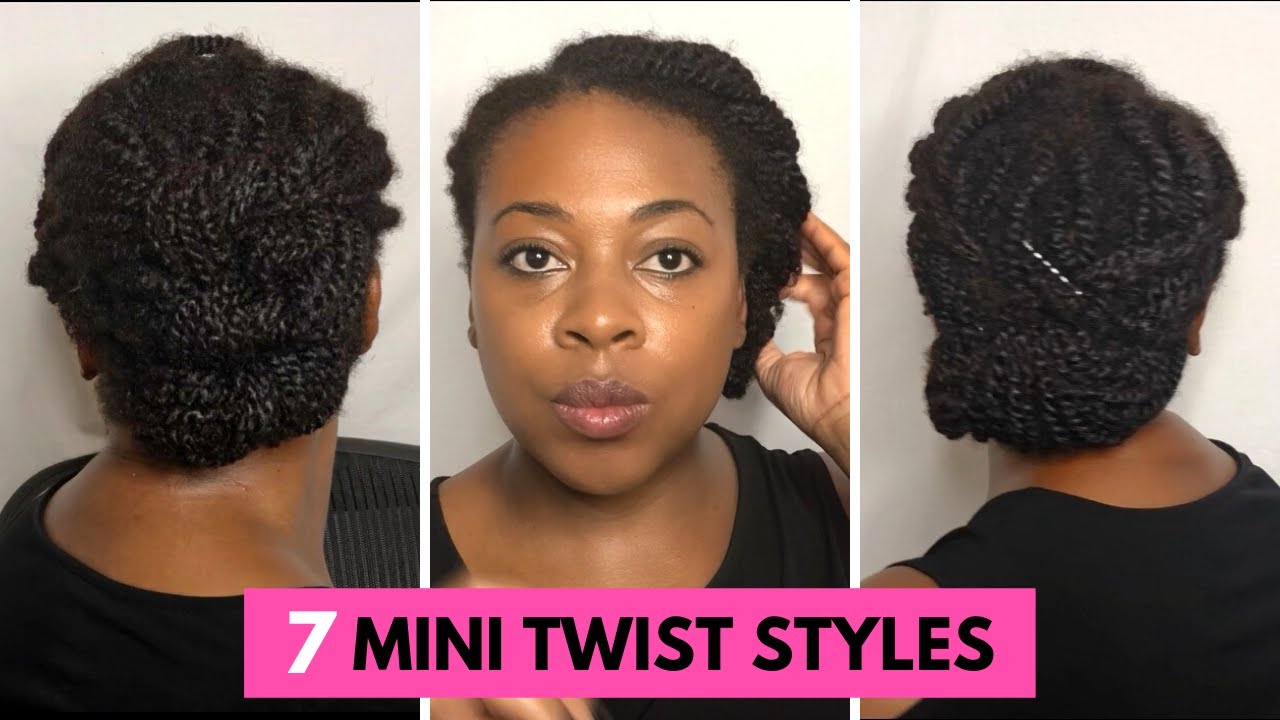 7 Two Strand Twist Updos Easy Protective Style For Natural Hair Growth Youtube Natural Hair Styles Two Strand Twist Updo Twist Styles