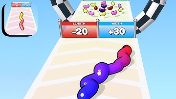 Gummy Worm Go! ​- All Levels Gameplay Android,ios (Part 32)