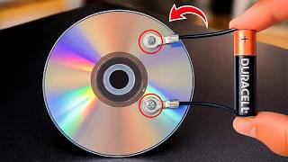 Attach a Battery to Old CDs! Genius Invention Shocked the World | Creation Invention