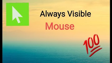Always Visible Mouse From Mobile