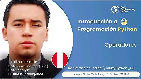 Introducción a Programación Python: Operadores