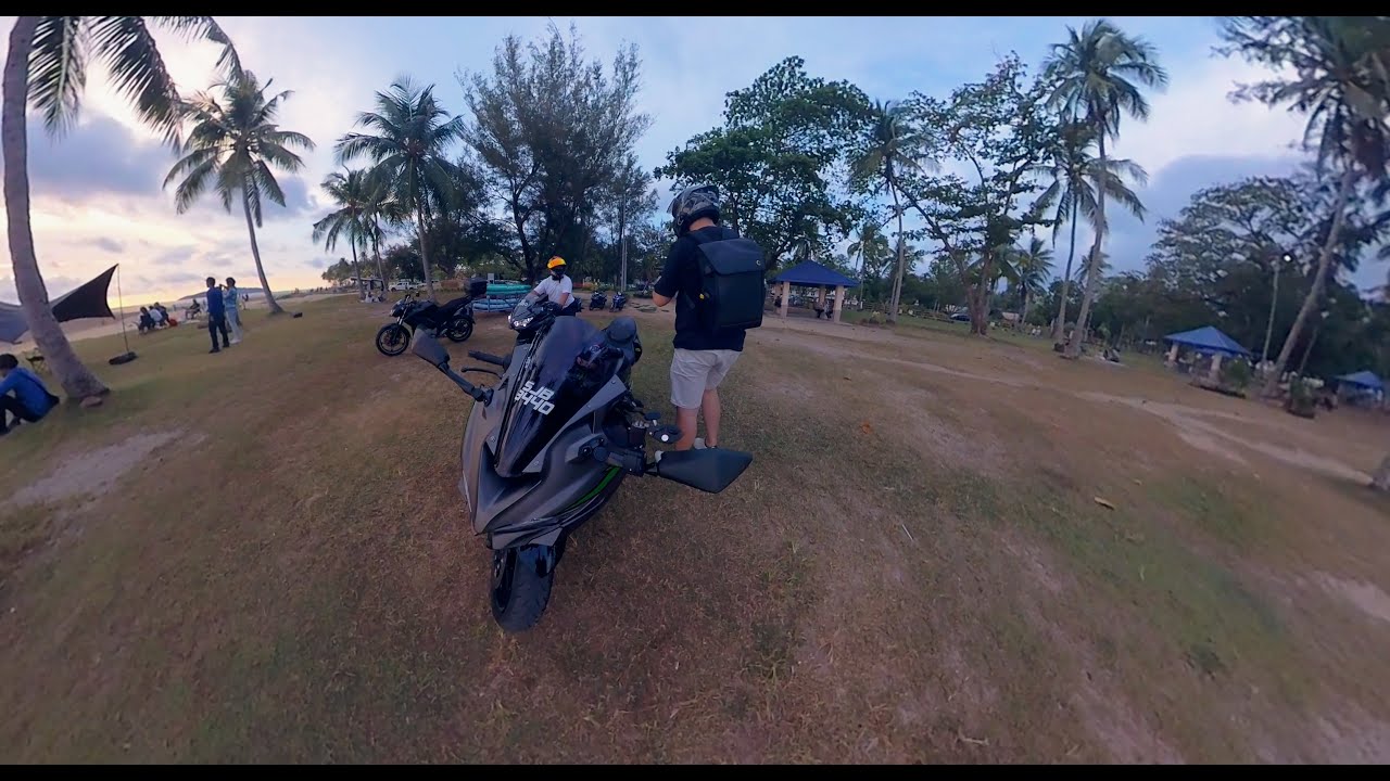 【Riding Vlog 20】Sunet Ride @ TG Aru Beach｜ZX25R｜Ninja  250｜Akrapovic｜Austin Racing｜4K 50FPS ｜DJI｜