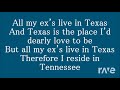 Ymo strait all my exs live in texas  msknowitall8  multiplies  ravedj
