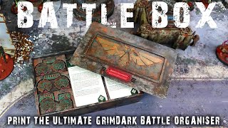 Now on Kickstarter: Battle Box: 3D Printable Tabletop Game Organiser & Storage