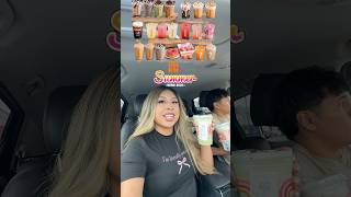 Trying the new summer menu 🍪 🍵🤍 #fypシ #dunkindrinks #coffee #cindydionicio #matcha #dunkindonuts