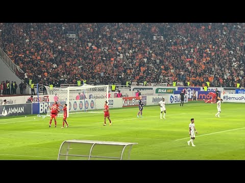 MOMEN GOL AJI KUSUMA &amp; HATTRICK KRMENCIK VS PSS DI MENIT AKHIR YANG DISAMBUT GEMURUH THE JAK DI GBK