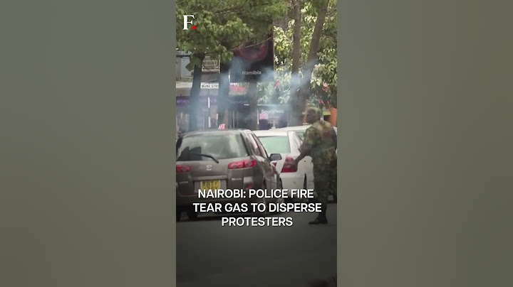Kenya: Riot Police Fire Tear Gas At Anti Government Protesters | Subscribe to Firstpost