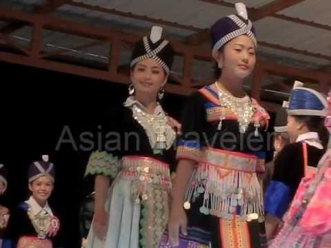 Hmong New Year Beauty contest in Phonsavan Laos 2014(モン族の美人コンテスト）test10