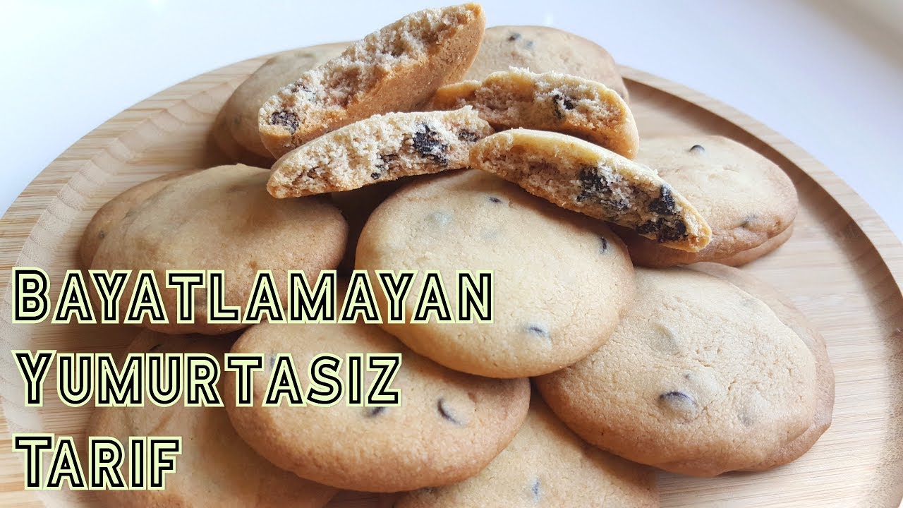 Damla Çikolatalı Kurabiye 🍪 Az Malzemeli, Yumurtasız ve Pratik! 👌