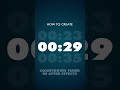 Countdown Timer Animation in After Effects | After Effects Tutorial in Hindi