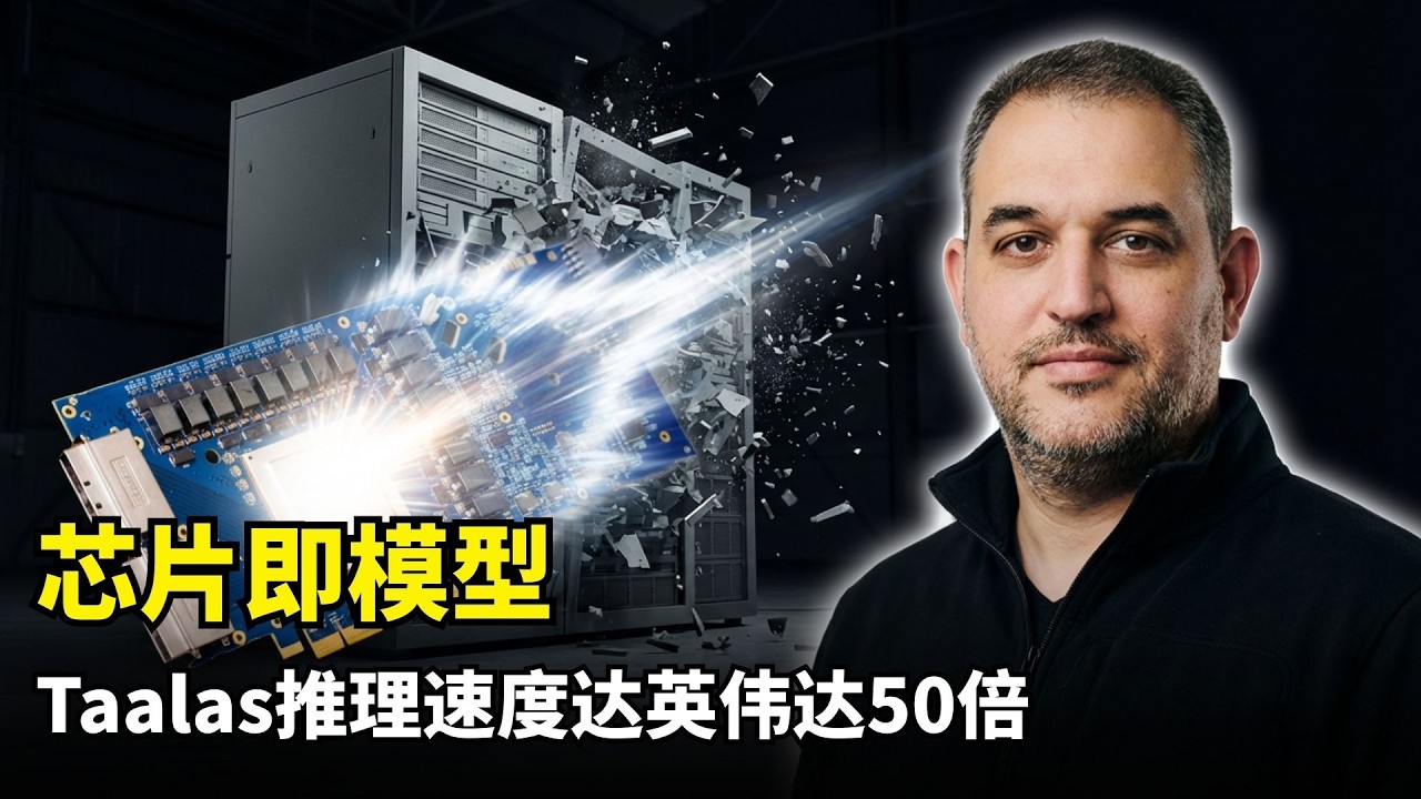 【人工智能】Taalas暴力芯片HC1 | 五十倍推理速度 | Llama 3.1 8B | 存算合一架构 | 掩模ROM | 内存墙 | 具身智能 | AMD前高管梦之队 | 台积电N6工艺
