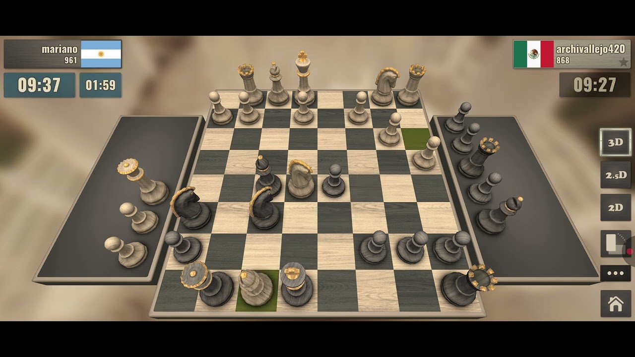 REAL CHESS ARGENTINA VS MÉXICO GANE PLAY ONLINE 