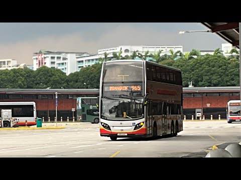[Ipad dropped + Rain] Ride on TTS: Alexander Dennis Enviro500 (Batch 1) SMB5081T on svc 965.