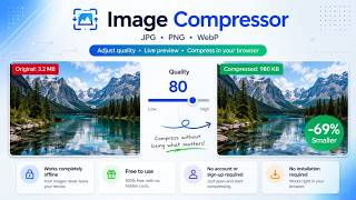 Image Compressor — Shrink JPG, PNG & WebP Size (Free Online Tool)