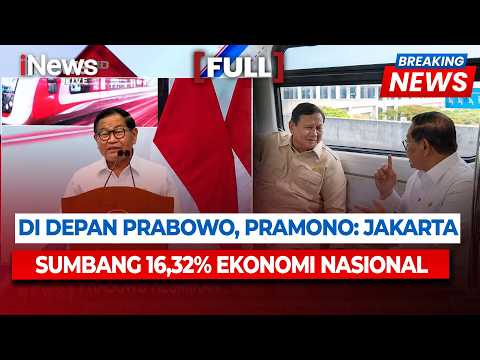 Prabowo Hadiri Peresmian LRT Jakarta, Pramono Ungkap Kontribusi Besar Ibu Kota