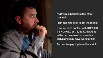 Demonstration of Radio Net Control (Radio KD8TTE 037)