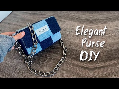 Видео: DIY Purse Making at home out of old Clothes JEANS BAG DESIGN