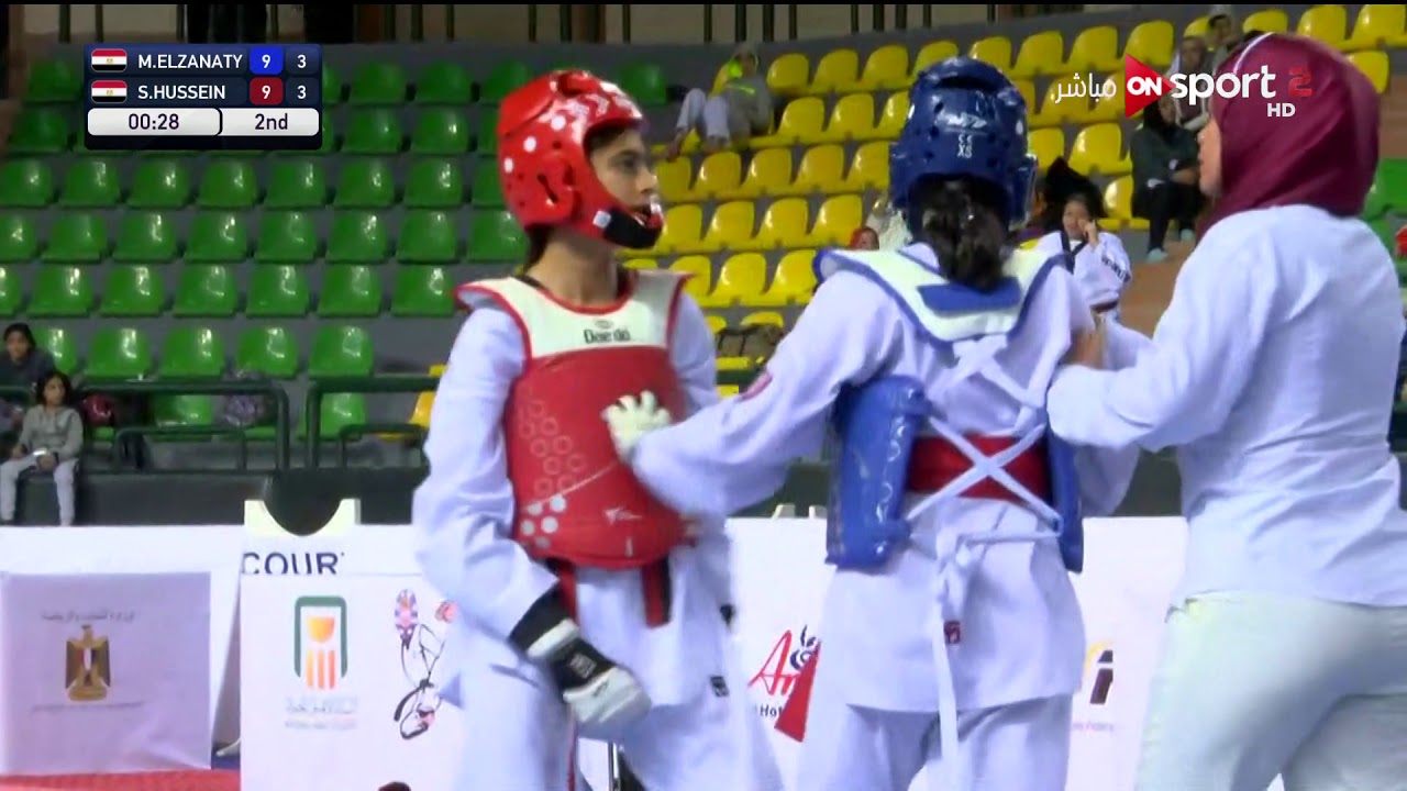 مباراة مريم الزناتي vs سلمى إسلام من بطولة مصر الدولية السادسة للتايكوندو