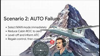 Pressurization - Manual mode of operation