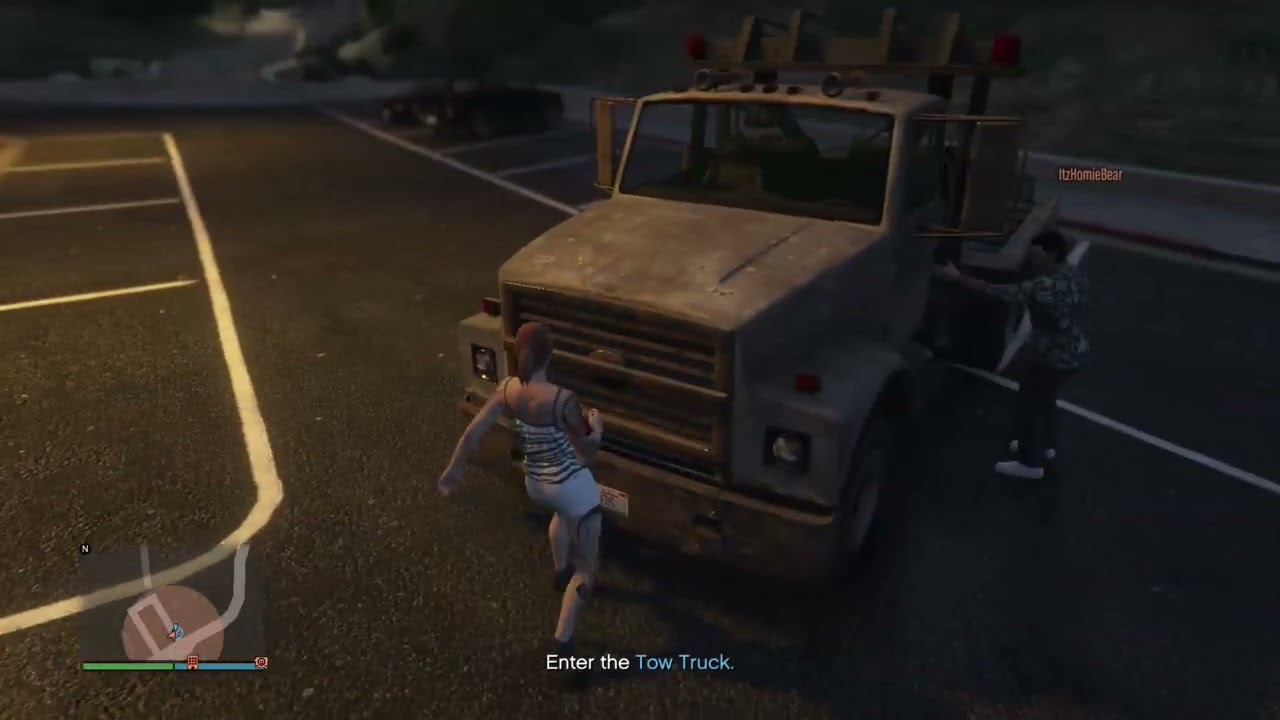 Let’s see the missus and itzhomiebear do a salvage yard tow truck mission shall we