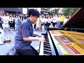 INSANE Korean boy plays piano on the street