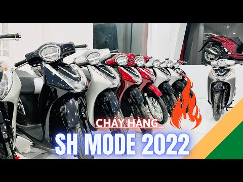 Video Báo giá Honda SH MODE 2022 125cc màu bạc đen ABS. trợ... - youtube