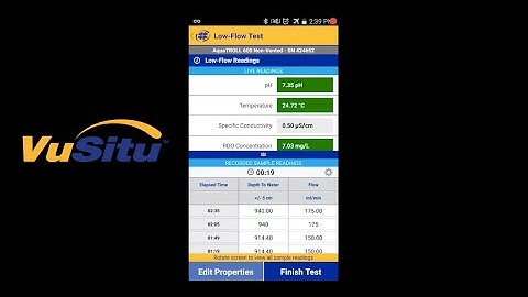 VuSitu Low-Flow Demo