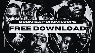 ALL TIME HIP HOP/BOOM BAP DRUM LOOPS [ROYALTY FREE]