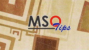 MSOTIPS - Excel 2013 - Phân biệt địa chỉ tương đối và địa chỉ tuyệt đối