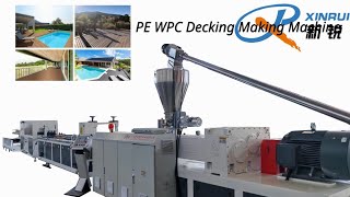 Advanced PE WPC Decking Making Machine | Durable Wood Plastic Composite Flooring Line