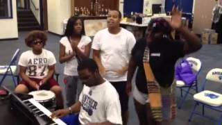 Video thumbnail of "Americus-Sumter Singers singing,"Fried Chicken From Popeyes"