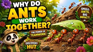 Why Do Ants Work Together 🤯 The Secret Behind Their Teamwork!