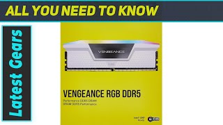 CORSAIR Vengeance RGB DDR5 RAM 32GB (2x16GB) 6000MHz CL30 Intel XMP iCUE Compatible - The