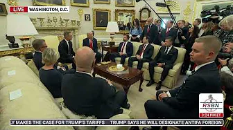 "The hostages will be coming back Monday or Tuesday. I'll probably be there" Trump - 10/9/2025