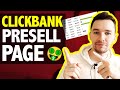 How To Make A Clickbank Presell Page (step-by-step)