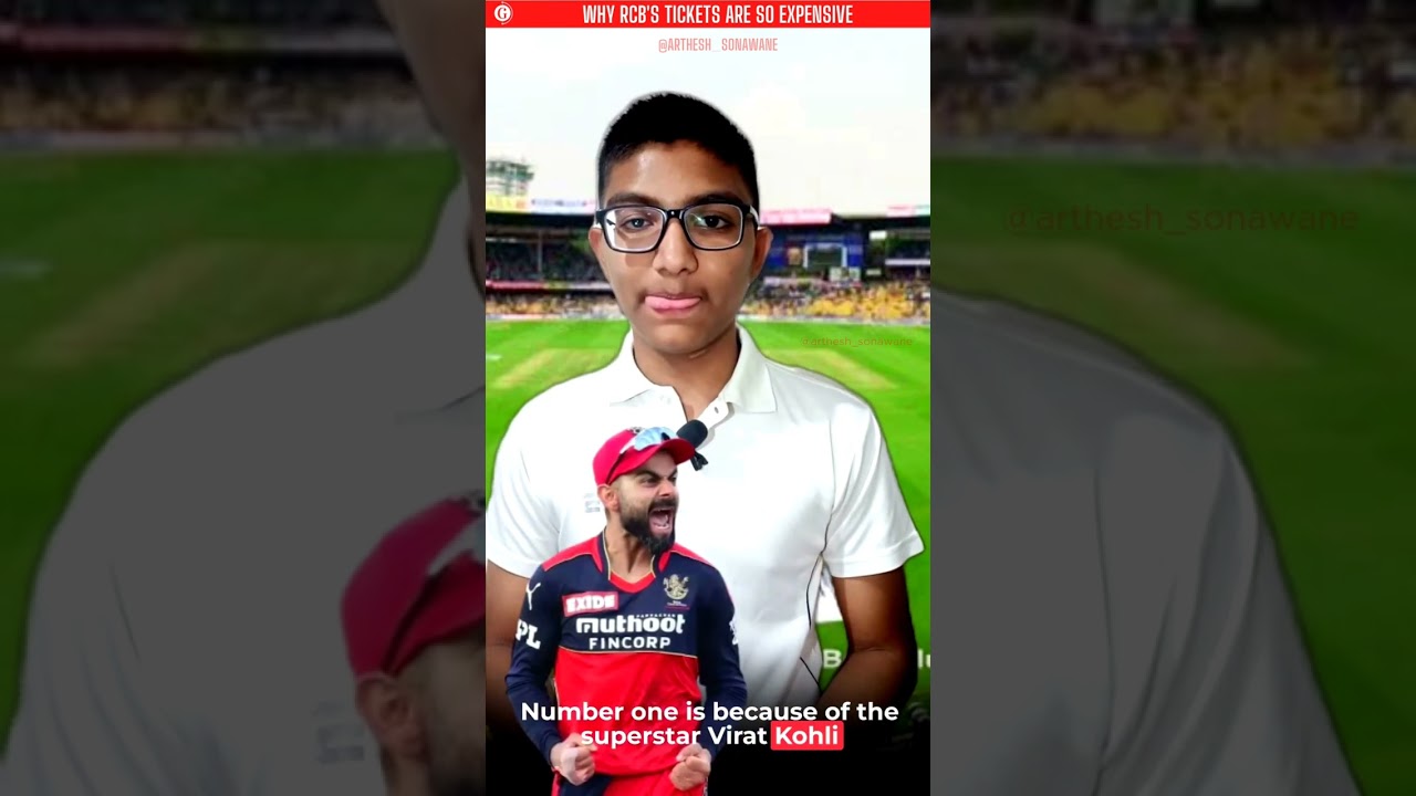 Why RCB'S ticket prices are so expensive?#ipl #ipl2023 #rcb #viratkohli #bangalore #arthesh_sonawane