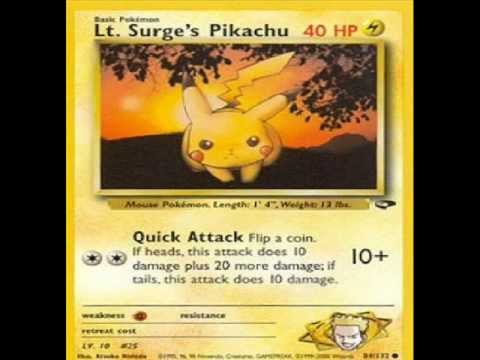 all pikachu cards youtube